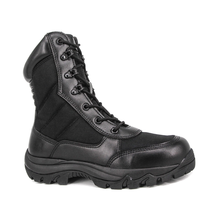 Top Grade Genuine Leather Safety Shoe Military Style Tactical Combat Boot