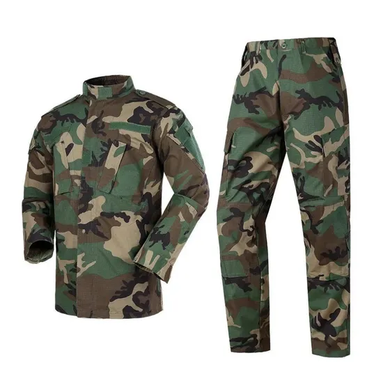Outono / Inverno Fábrica de atacado de alta qualidade Exército Verde Combate Polícia Militar Escritório Camo Cerimonial Caça Roupa de trabalho tática para roupas masculinas Uniforme Acu