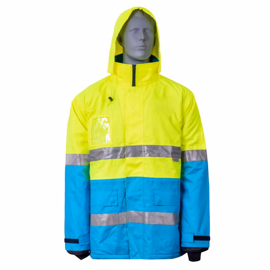 Vestuário de segurança Eniso20471 Hi Vis Parka Jaqueta Parka de inverno reflexiva